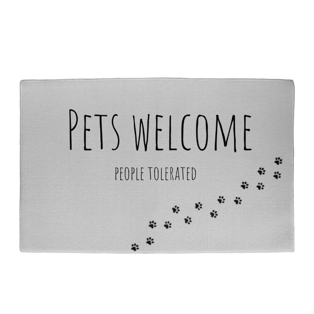 Pets Welcome Door Mat