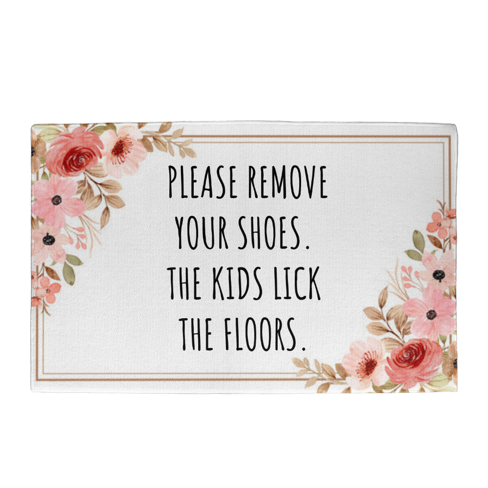Please Remove Shoes Door Mat