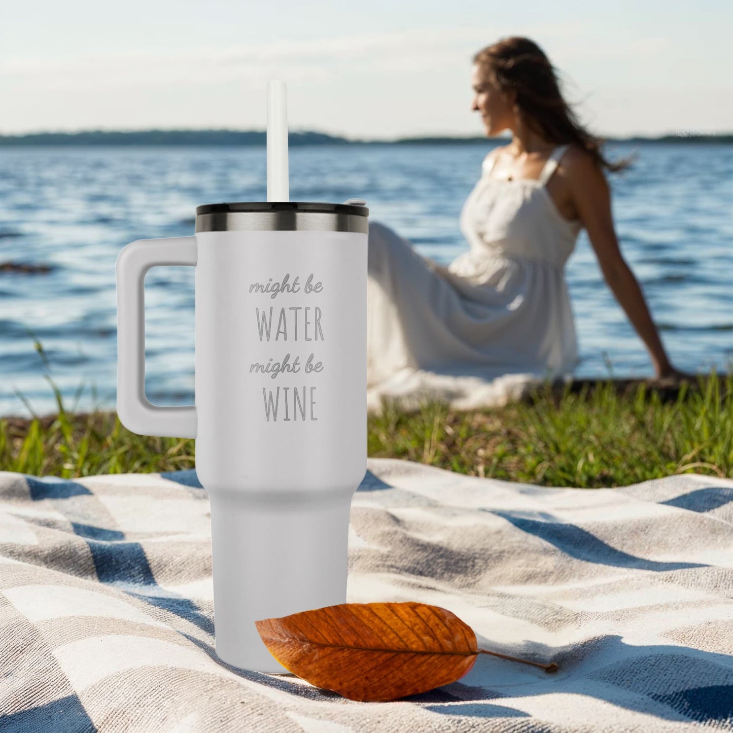 Might Be Wine Tumbler