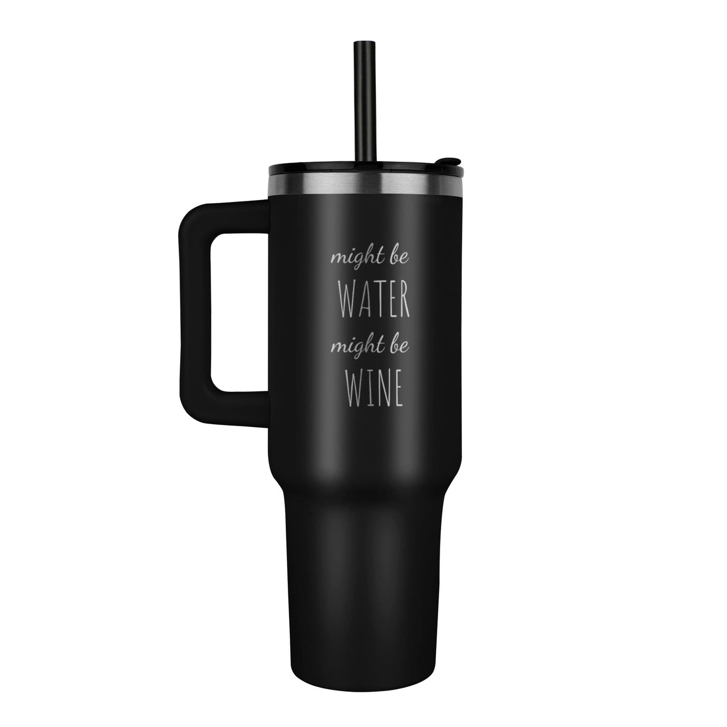 Might Be Wine Tumbler