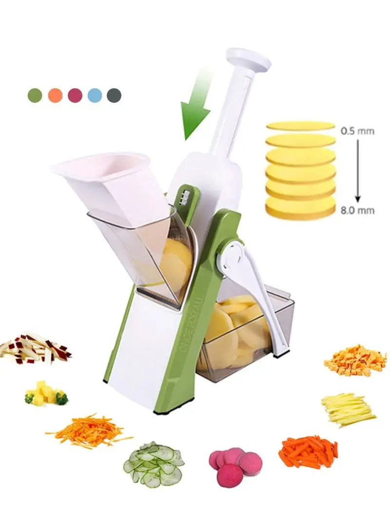 Multifunction Slicer Potatoes Slicer Chopper French Fries Shredders Maker Peelers Kitchen Gadgets