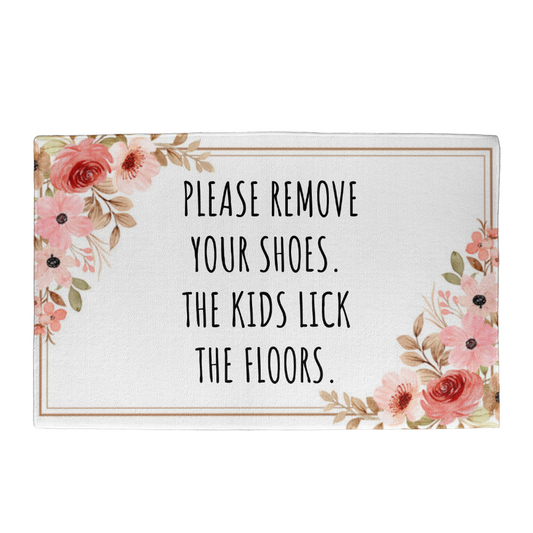 Please Remove Shoes Door Mat
