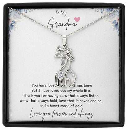 To My Grandma Necklace